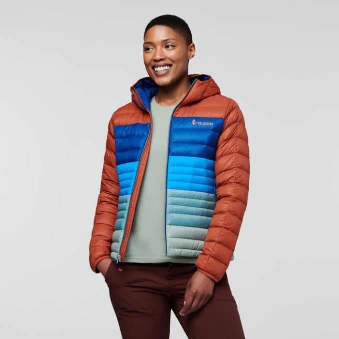 Spice-pacific -kokoelma Fuego Untuvahupullinen Takki Colorblock Naisten Cotopaxi
