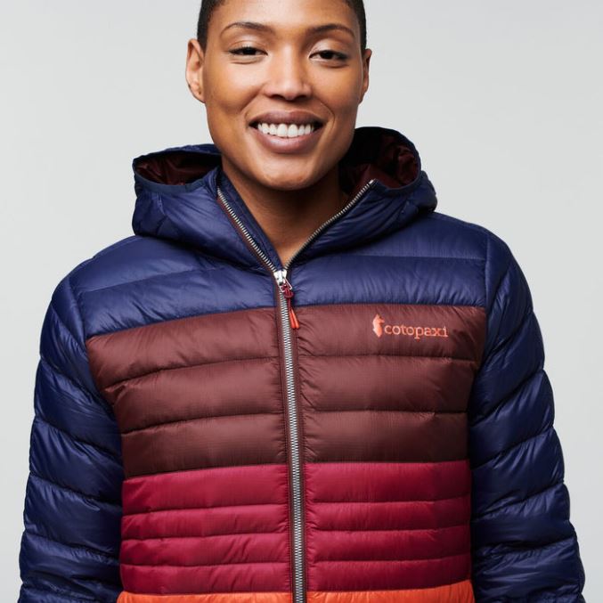 Meri-kastanja Fuego Untuvahupullinen Takki Colorblock Naisten Cotopaxi Kokoelmat