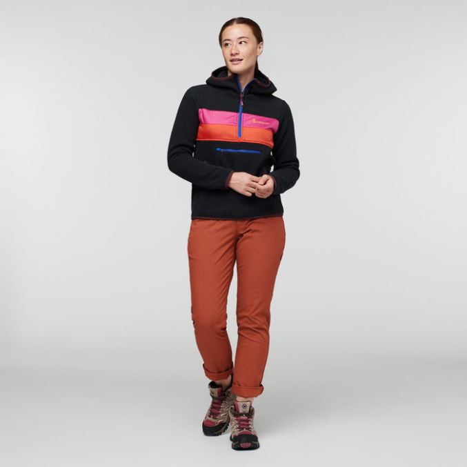 Teca Fleece Hupullinen Puolivetoketjullinen Takki Kierrätetyt Naiset Tie Kuuluisuuteen Tuotemerkit Cotopaxi