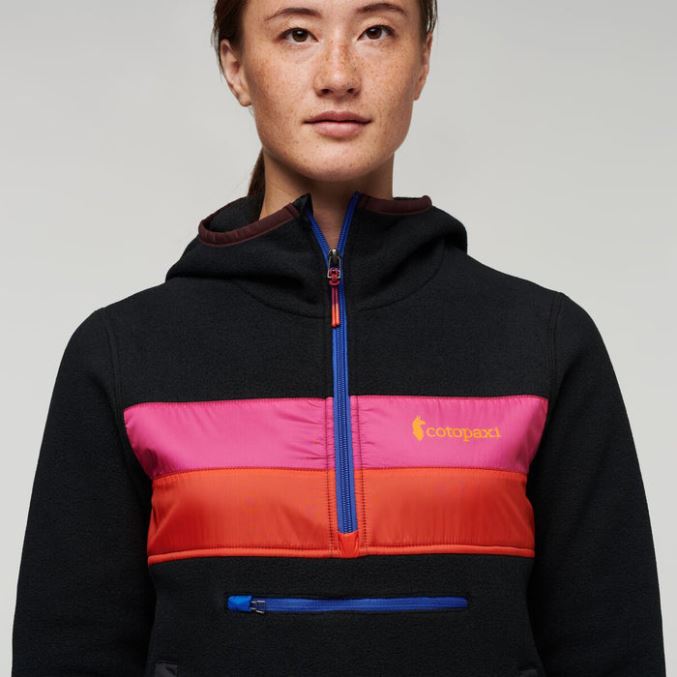 Teca Fleece Hupullinen Puolivetoketjullinen Takki Kierrätetyt Naiset Tie Kuuluisuuteen Tuotemerkit Cotopaxi