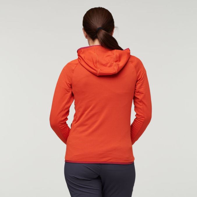 Canyon Otero Fleece Täysvetoketjullinen Hupullinen Naisten Cotopaxi Hot