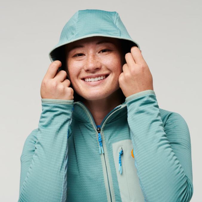 Uusi Otero Fleece Täysvetoketjullinen Hupullinen Naisten Cotopaxi Bluegrass