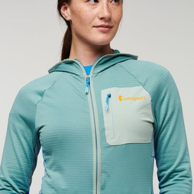 Uusi Otero Fleece Täysvetoketjullinen Hupullinen Naisten Cotopaxi Bluegrass