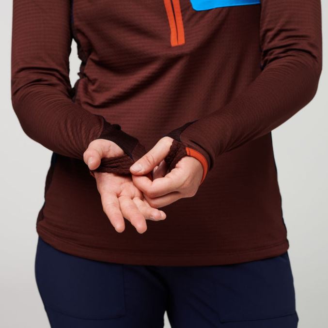 Alkuperä Kastanja Otero Fleece Puolivetoketjupusero Naisten Cotopaxi