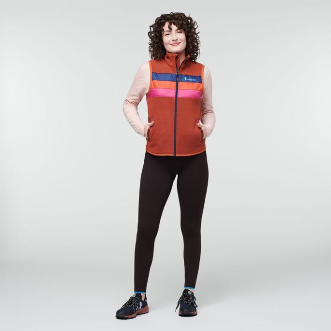 Cotopaxi Teca Fleece-liivi Naisten Merkki Cajun Spice