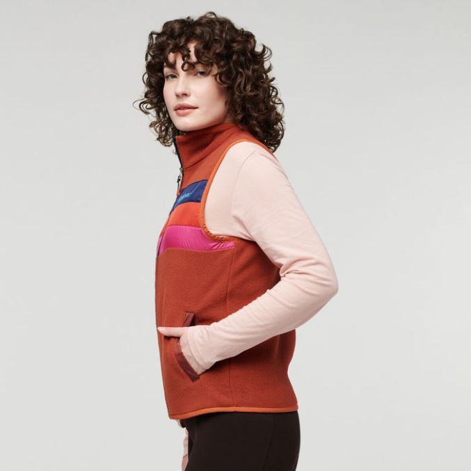 Cotopaxi Teca Fleece-liivi Naisten Merkki Cajun Spice