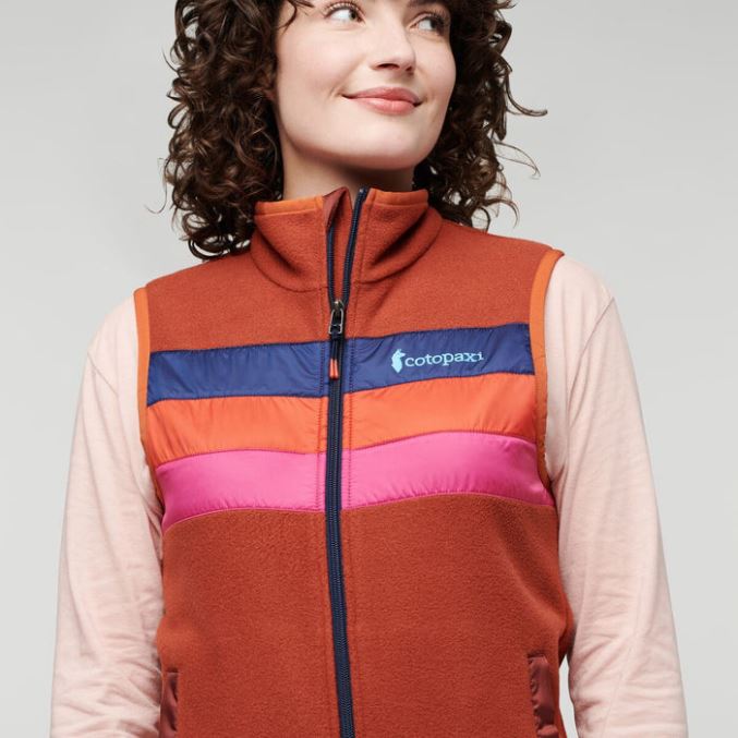 Cotopaxi Teca Fleece-liivi Naisten Merkki Cajun Spice