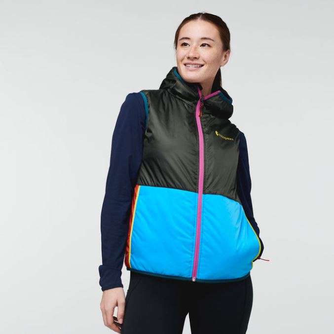 Merkit Run Run Teak Lämmin Hupullinen Liivi Naisten Cotopaxi