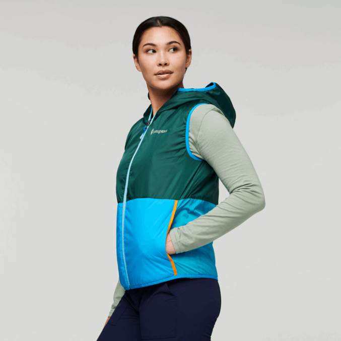 Teak Lämmin Hupullinen Liivi Naisten Cotopaxi Pensacola Alkuperäinen