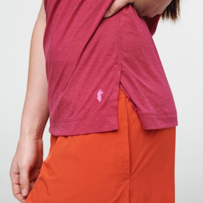 Vadelma Paseo Matka-t-paita Naisten Merkkien Cotopaxi