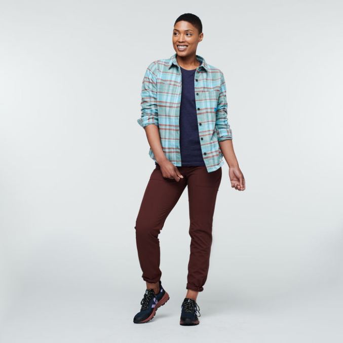 Mallisto Mero Flanellipaita Naisten Bluegrass Ruudullinen Cotopaxi