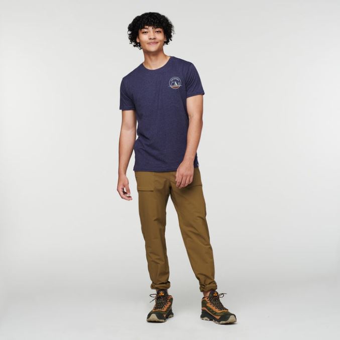 Merellinen Cotopaxi Muoti Leirielämä Orgaaninen T-paita Miehet