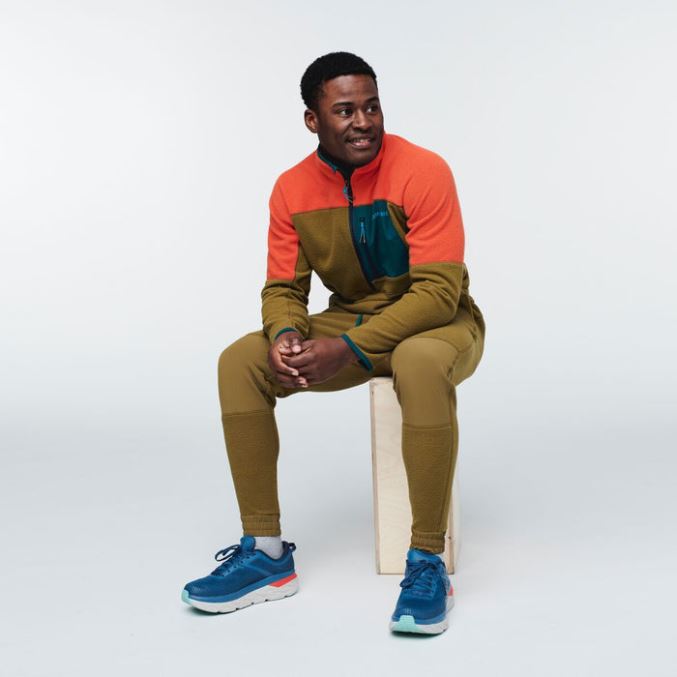 Muoti Cotopaxi Hug Fleece Jogger Miesten Tammi