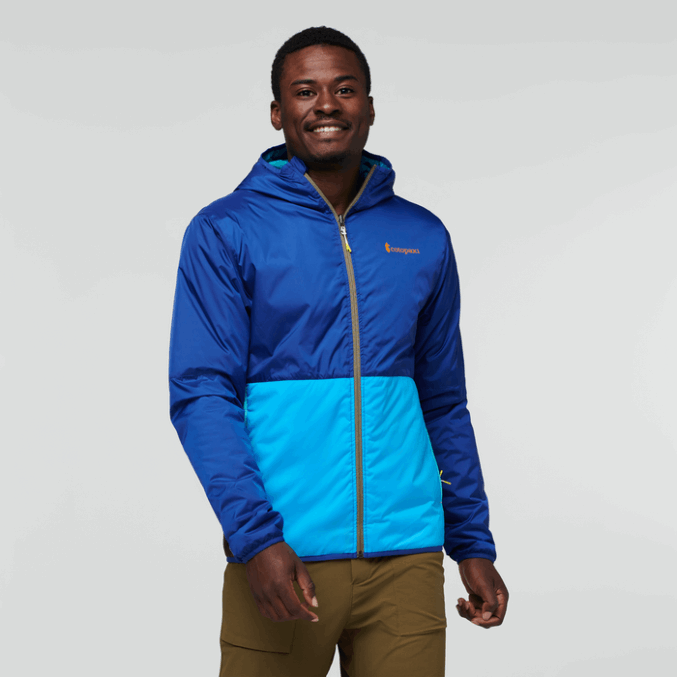 Cotopaxi Teak Lämmin Hupullinen Takki Miesten Aalto Kuuma