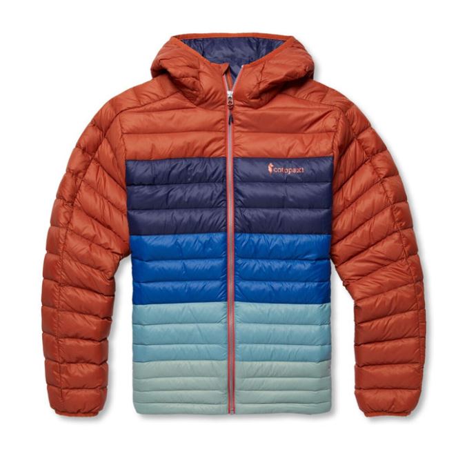 Alkuperäinen Cotopaxi Spice Stripes Fuego Untuvatakki Colorblock Miesten
