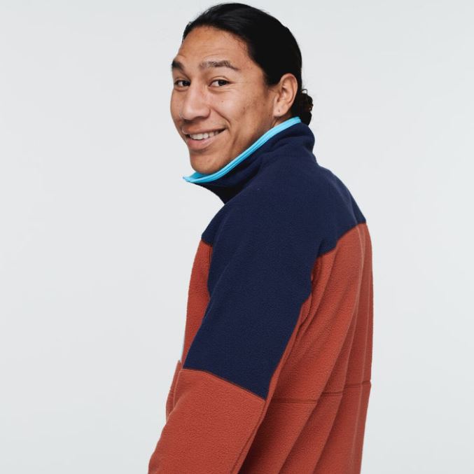 Alkuperäinen Abrazo Puolivetoketjuinen Fleecetakki Miesten Cotopaxi Maritime-spice