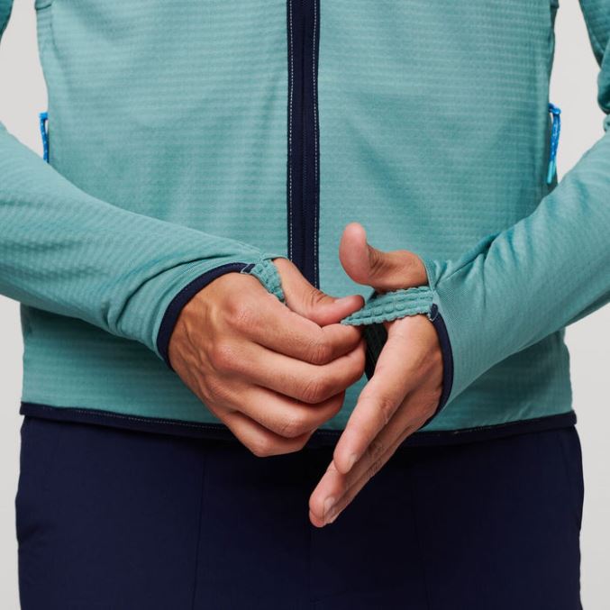 Cotopaxi Uusi Otero Fleece Täysvetoketjullinen Hupullinen Miesten Bluegrass