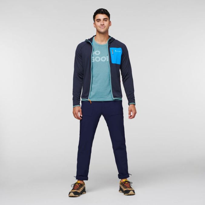 Cotopaxi Muoti Grafiitti Otero Fleece Täysvetoketjullinen Hupullinen Miesten Takki