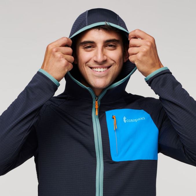 Cotopaxi Muoti Grafiitti Otero Fleece Täysvetoketjullinen Hupullinen Miesten Takki