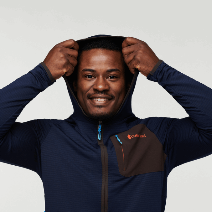 Cotopaxi Otero Fleece Täysvetoketjullinen Hupullinen Miesten Merimallisto