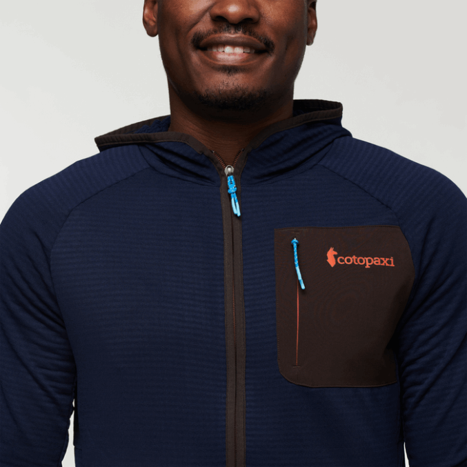 Cotopaxi Otero Fleece Täysvetoketjullinen Hupullinen Miesten Merimallisto