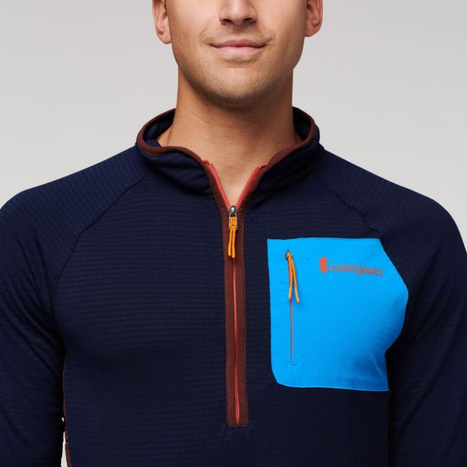 Merellinen Cotopaxi Alkuperä Otero Fleece Puolivetoketjullinen Miesten Villapaita