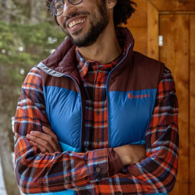 Luola-kastanja Alkuperäinen Cotopaxi Solazo Untuvaliivi Miehiä