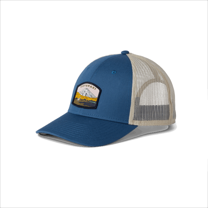 Cotopaxi Llamascape Trucker Hattu Merkki Denim