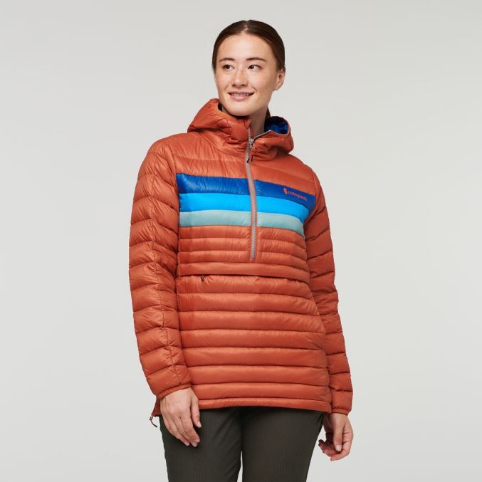 Cotopaxi Spice Stripes Kokoelmat Fuego Down Hupullinen Villapaita Naisille