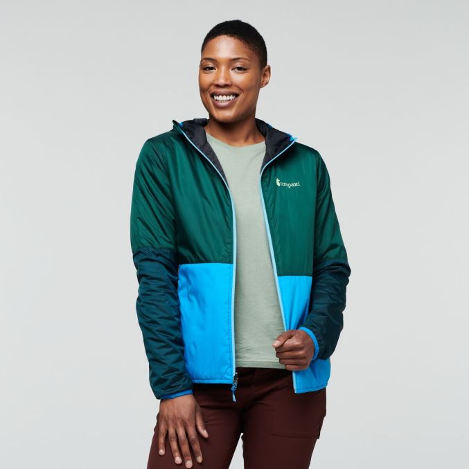 Pensacola Cotopaxi Hot Teak Lämmin Hupullinen Naisten Takki