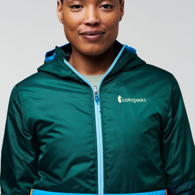 Pensacola Cotopaxi Hot Teak Lämmin Hupullinen Naisten Takki