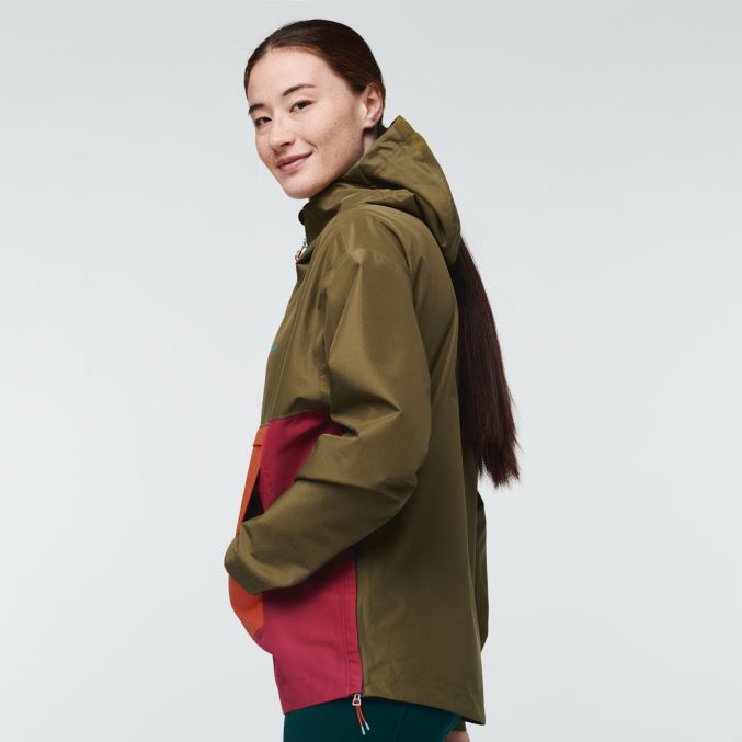 Tuotemerkit Cotopaxi Sky Rain Anorak Women Oak