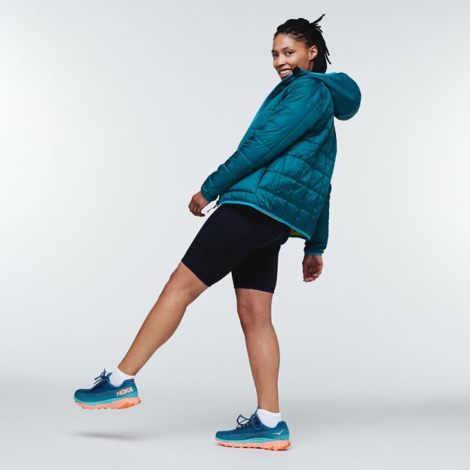 Kuuma Videonauha Teak Lämmin Hupullinen Takki Naisten Cotopaxi