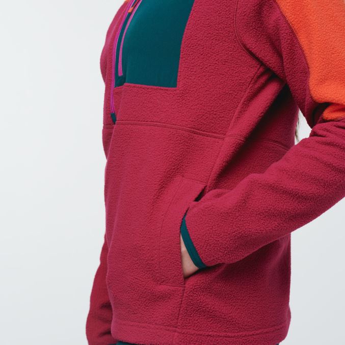 Canyon-vadelma Cotopaxi Abrazo Puolivetoketjuinen Naisten Muoti Fleecetakki