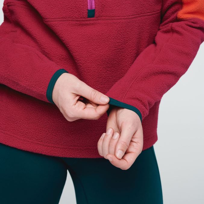 Canyon-vadelma Cotopaxi Abrazo Puolivetoketjuinen Naisten Muoti Fleecetakki