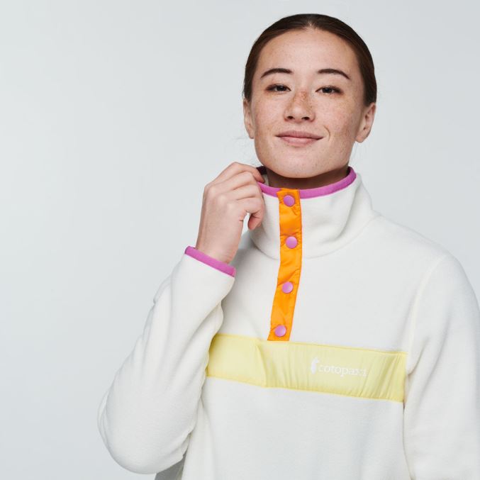 Alkuperäinen Cotopaxi Bee Teak Fleece Naisten Villapaita