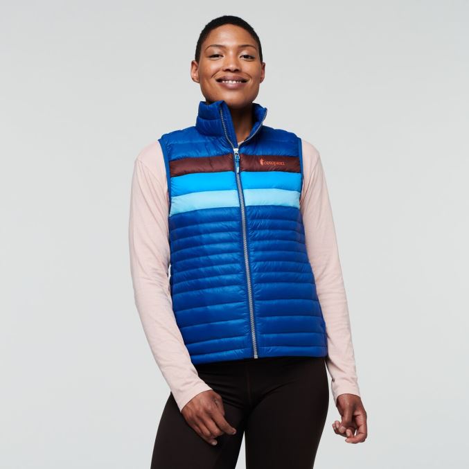 Fuego Down Vest Women Cotopaxi Pacific Stripes Fashion