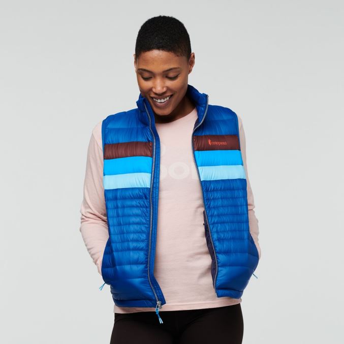 Fuego Down Vest Women Cotopaxi Pacific Stripes Fashion