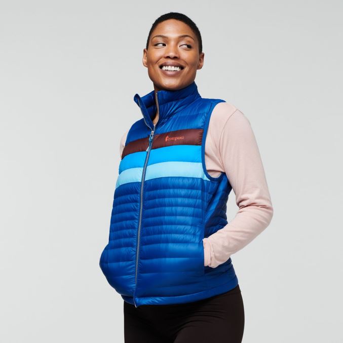 Fuego Down Vest Women Cotopaxi Pacific Stripes Fashion
