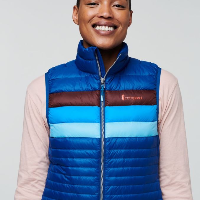 Fuego Down Vest Women Cotopaxi Pacific Stripes Fashion