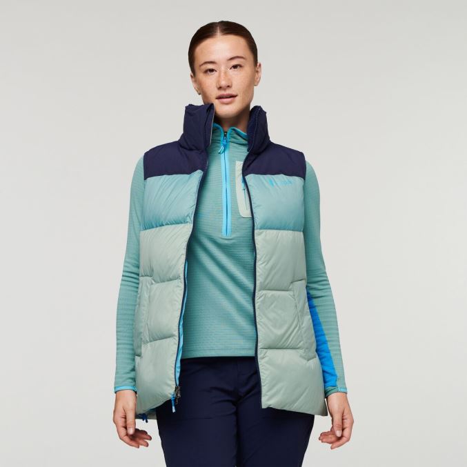 Cotopaxi Hot Solazo Untuvaliivi Naisten Meri-hopea