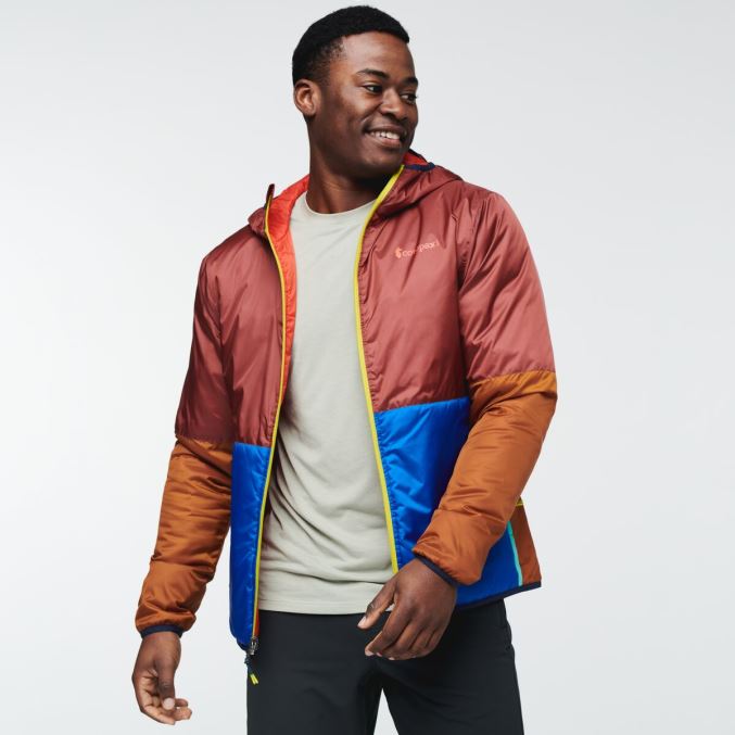 Cotopaxi Teak Lämmin Hupullinen Takki Miesten Dry Lands Origin