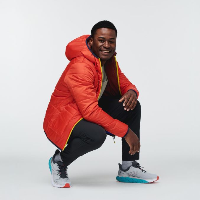 Cotopaxi Teak Lämmin Hupullinen Takki Miesten Dry Lands Origin