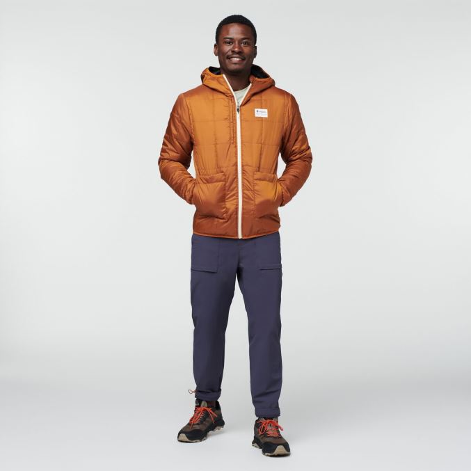 Avaruusasema Alkuperäinen Cotopaxi Teak Lämmin Hupullinen Miesten Takki