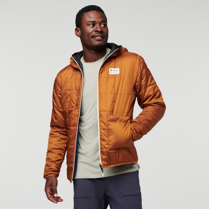 Avaruusasema Alkuperäinen Cotopaxi Teak Lämmin Hupullinen Miesten Takki