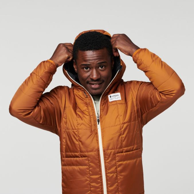 Avaruusasema Alkuperäinen Cotopaxi Teak Lämmin Hupullinen Miesten Takki