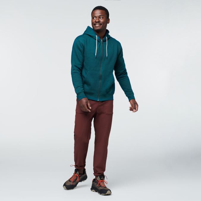 Merkit Syvänmeren Cotopaxi Tekevät Hyvää Luomu Koko Vetoketjullinen Huppari Miesten