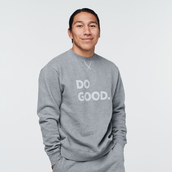 Do Good Crew Collegepaita Miehet Cotopaxi Heather Harmaa Hot