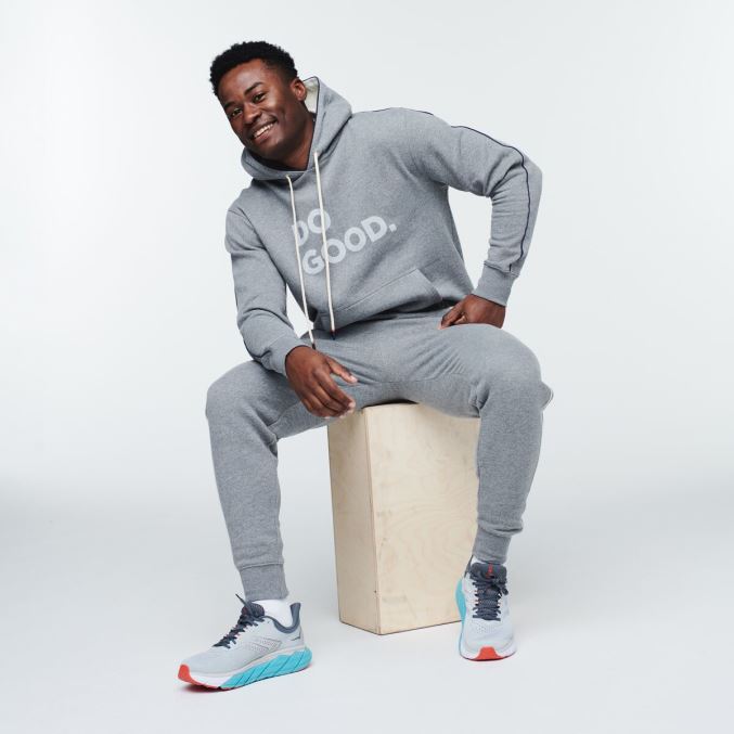 Tehdä Hyvää Huppari Miesten Kanerva Harmaa Muoti Cotopaxi